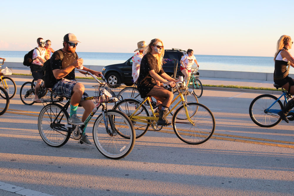 Zombie Bike Ride 2018 photo - Duval Street, Key West